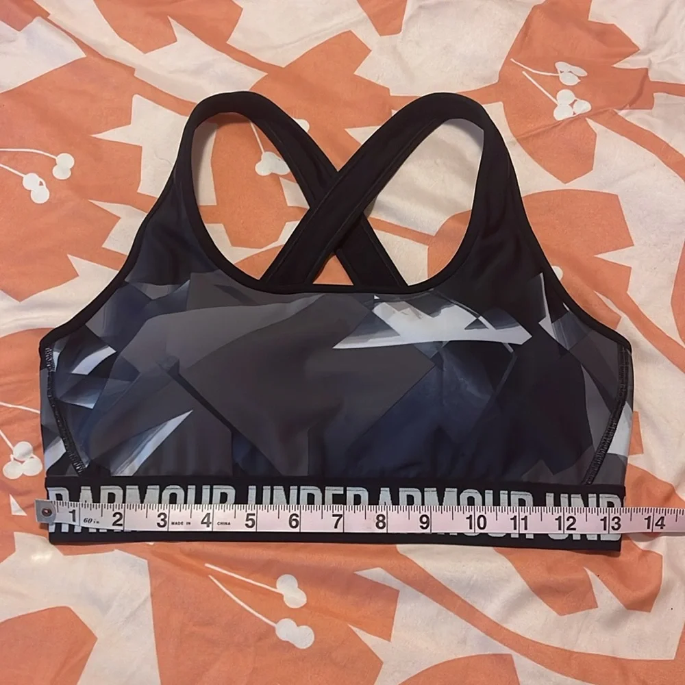 Under Armour Mid Crossback Sports Bra size L - Picture 3 of 5